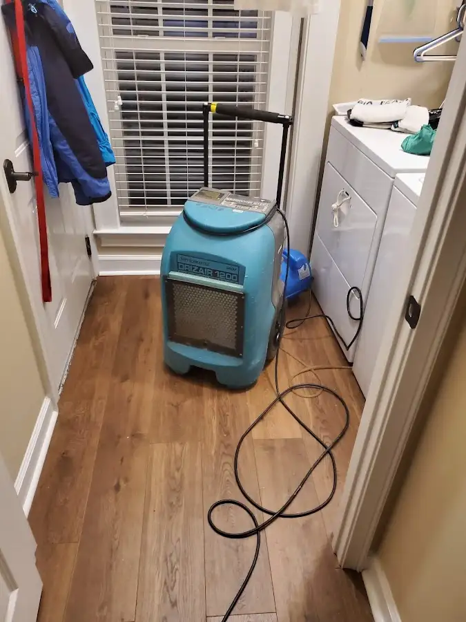 Commercial dehumidifier deployed for Flood Damage Cleanup in St. George